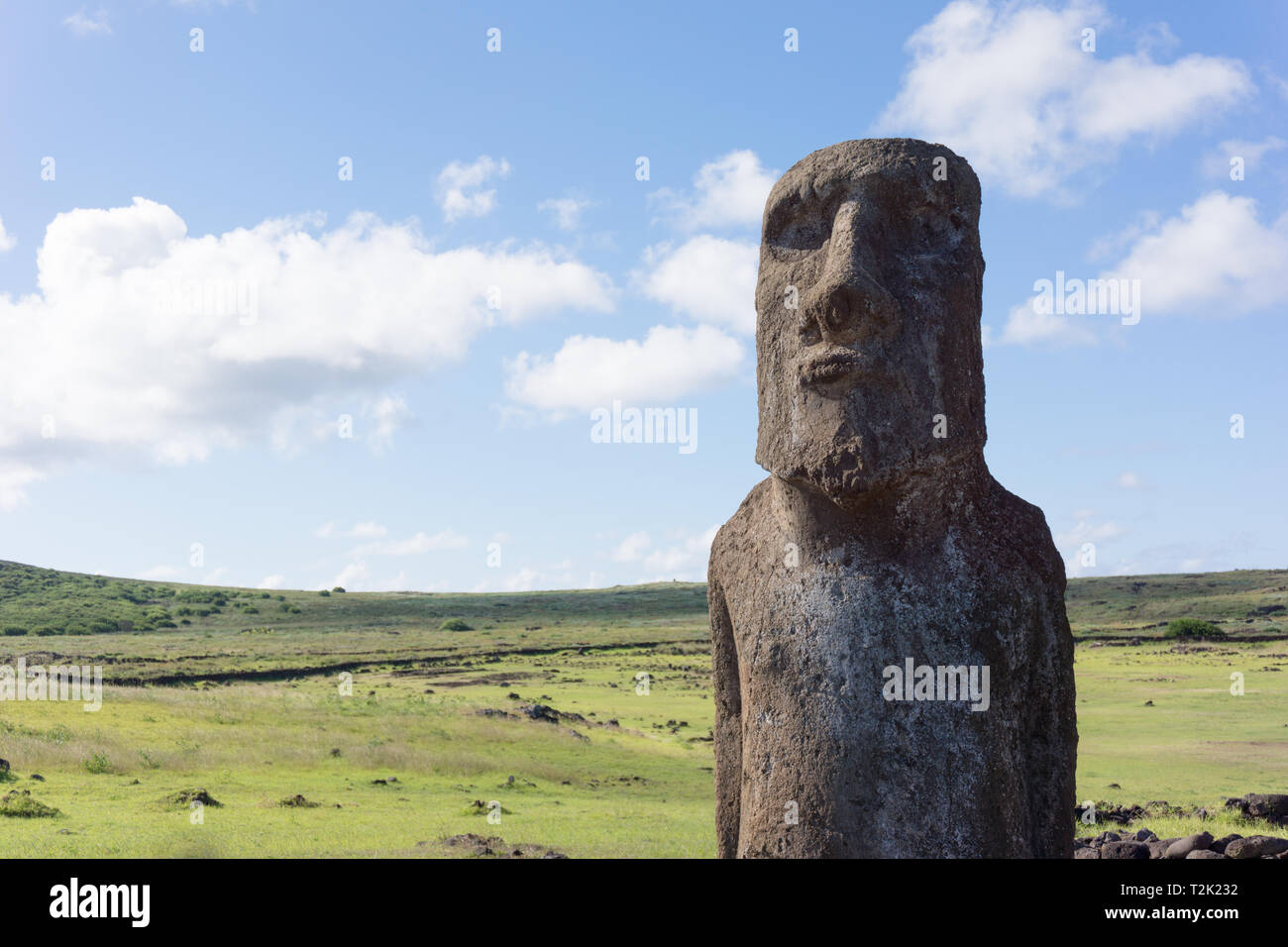 Moai Easter Island Stock Photo Alamy