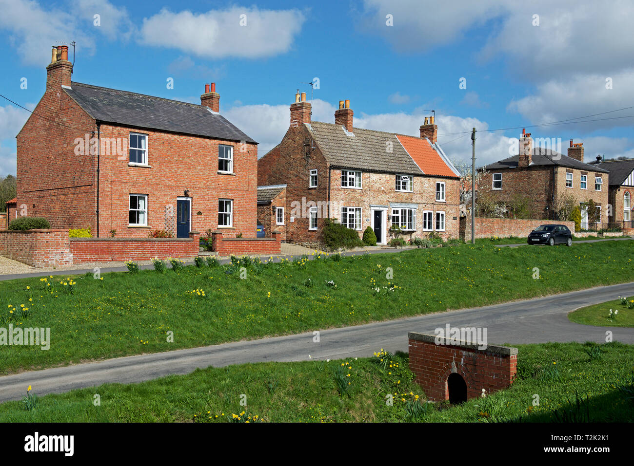 The village of Wilton, East Yorkshire, England UK Stock Photo