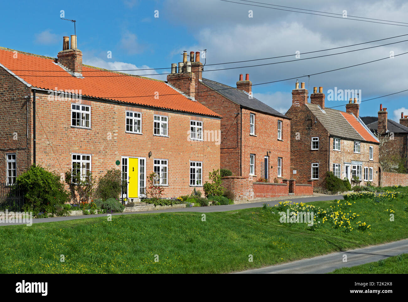 The village of Wilton, East Yorkshire, England UK Stock Photo