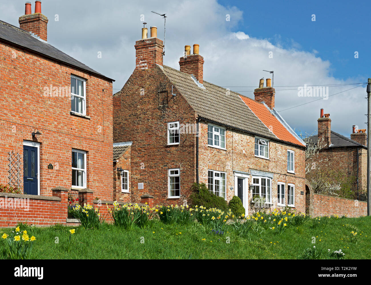 The village of Wilton, East Yorkshire, England UK Stock Photo
