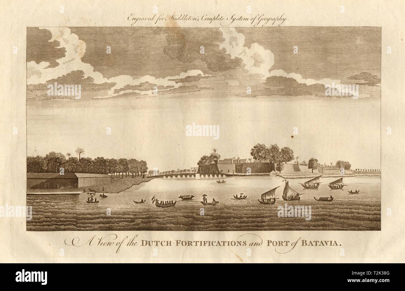 "The Dutch fortifications & port of Batavia". Jakarta, Indonesia ...