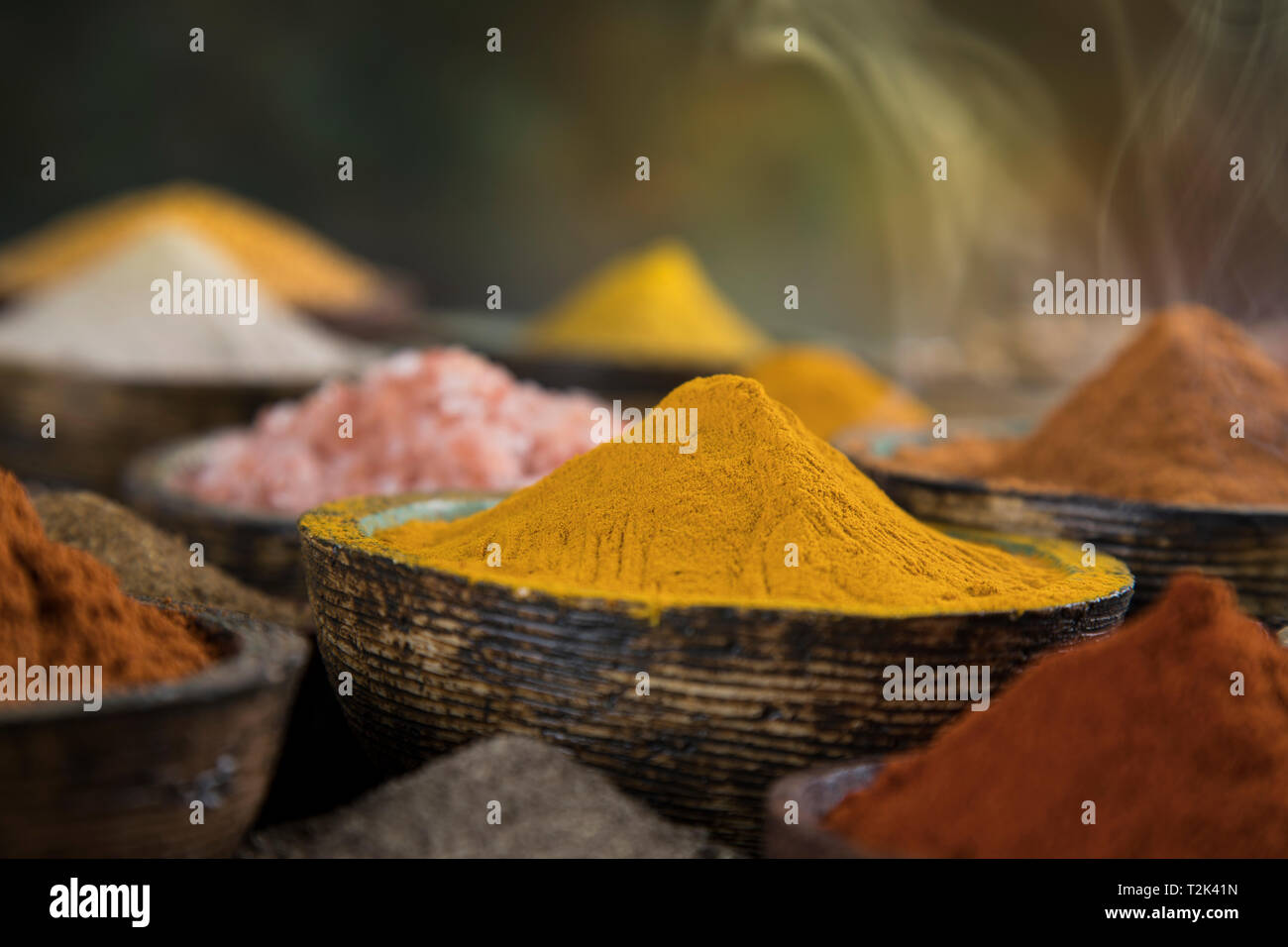 Smoke background , Spice Still Life Stock Photo - Alamy