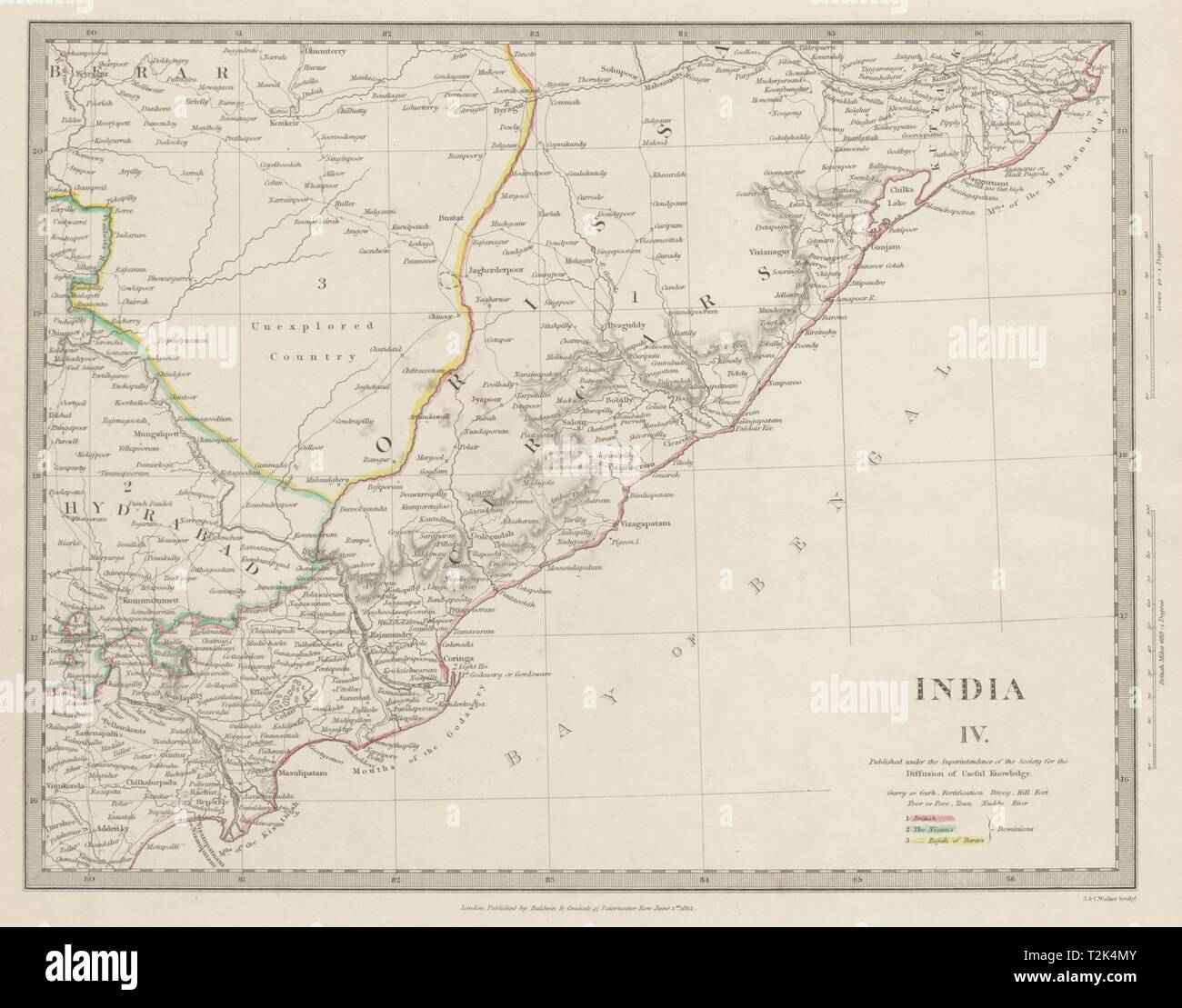 INDIA. Cicars. Mouths of the Godavery. Berar. Hyderabad. Orissa. SDUK