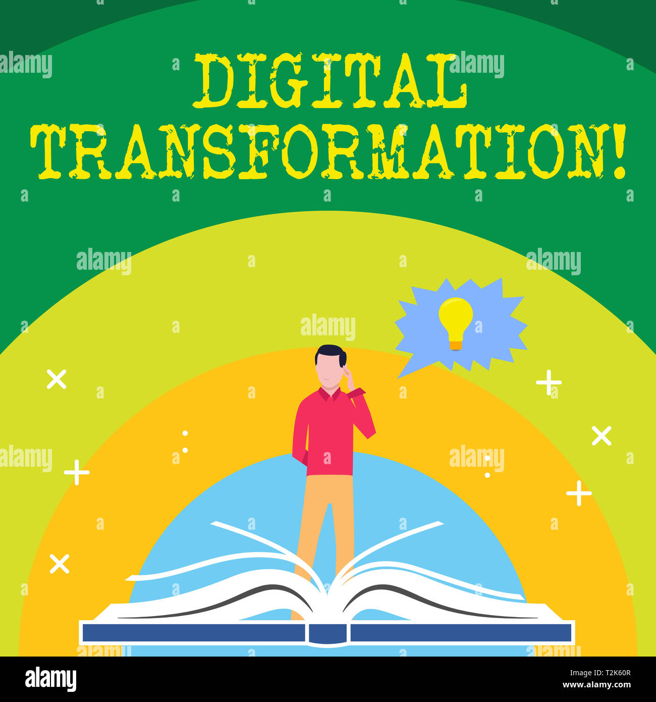 Handwriting text writing Digital Transformation. Conceptual photo ...