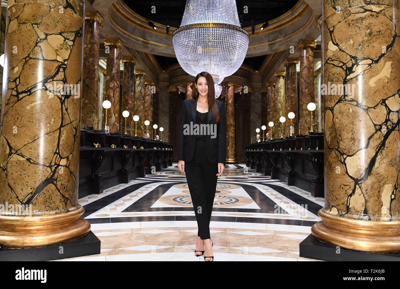 EDITORIAL USE ONLY Claudia Kim attends the exclusive launch event for