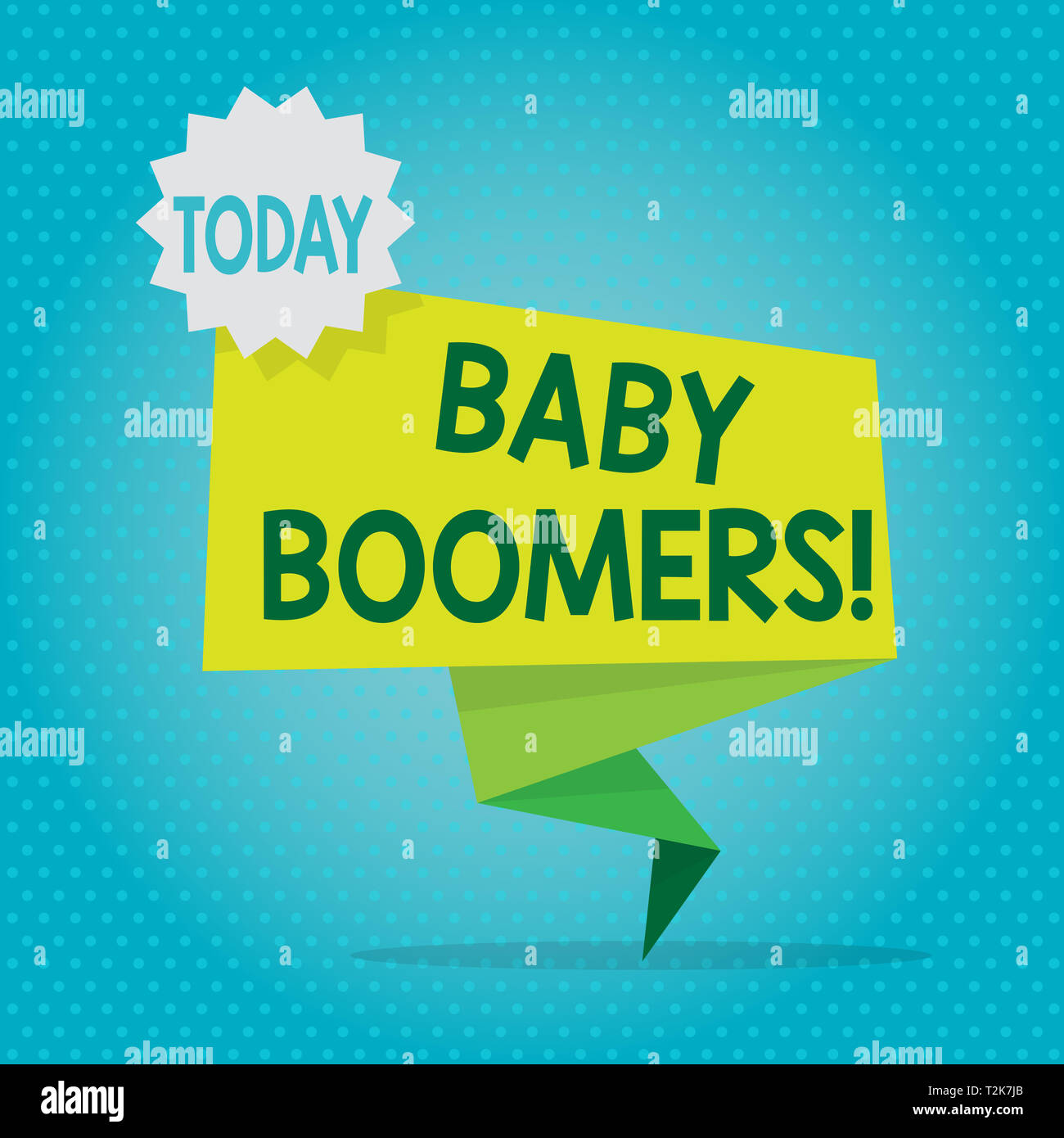 Text sign showing Baby Boomers. Business photo showcasing demonstrating ...