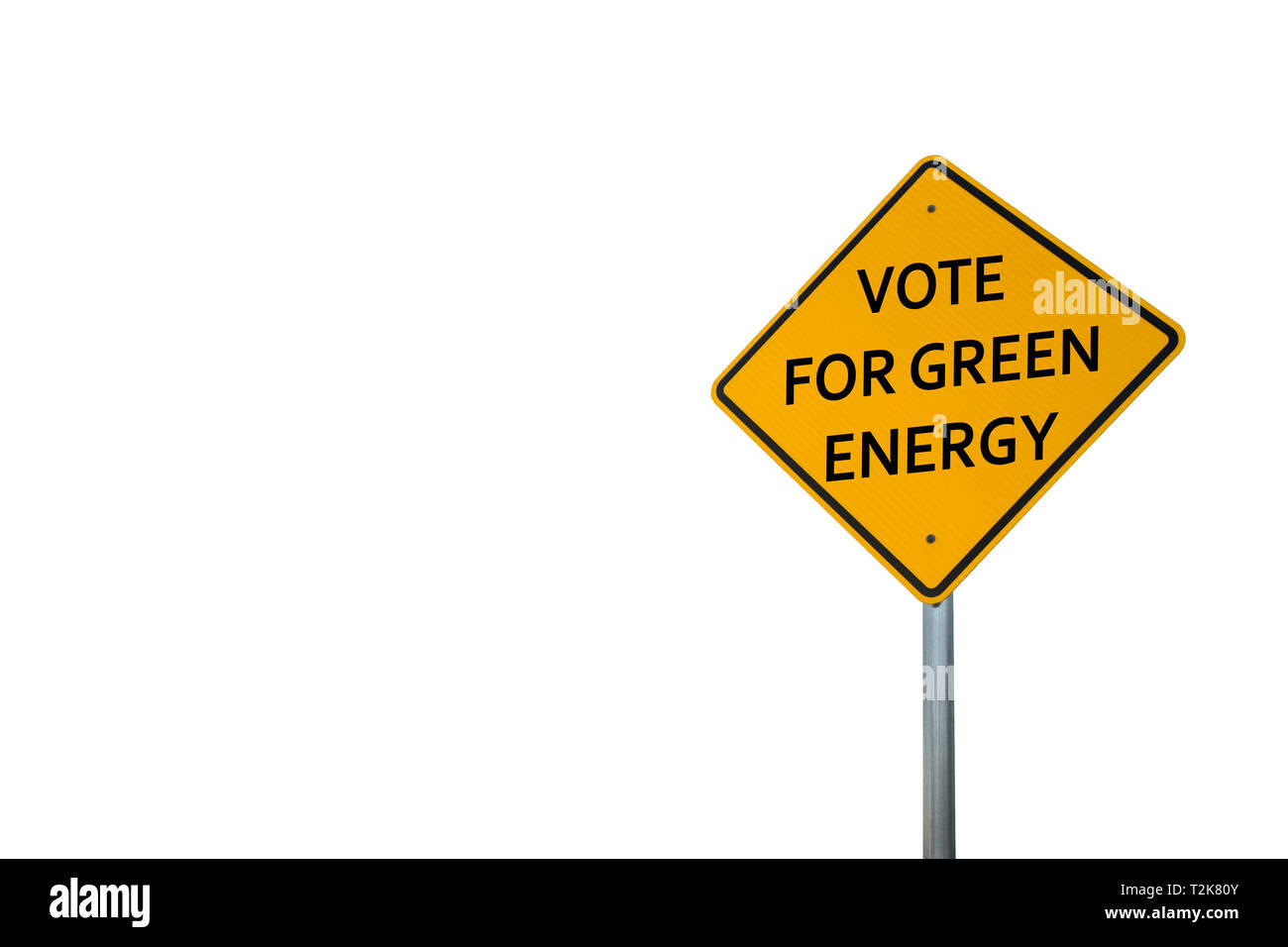 Environmental Sign Posts Stock Photo - Alamy
