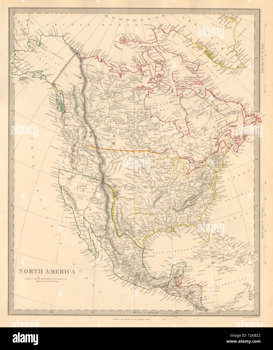 1845 Commemorative Texas Republic Map c