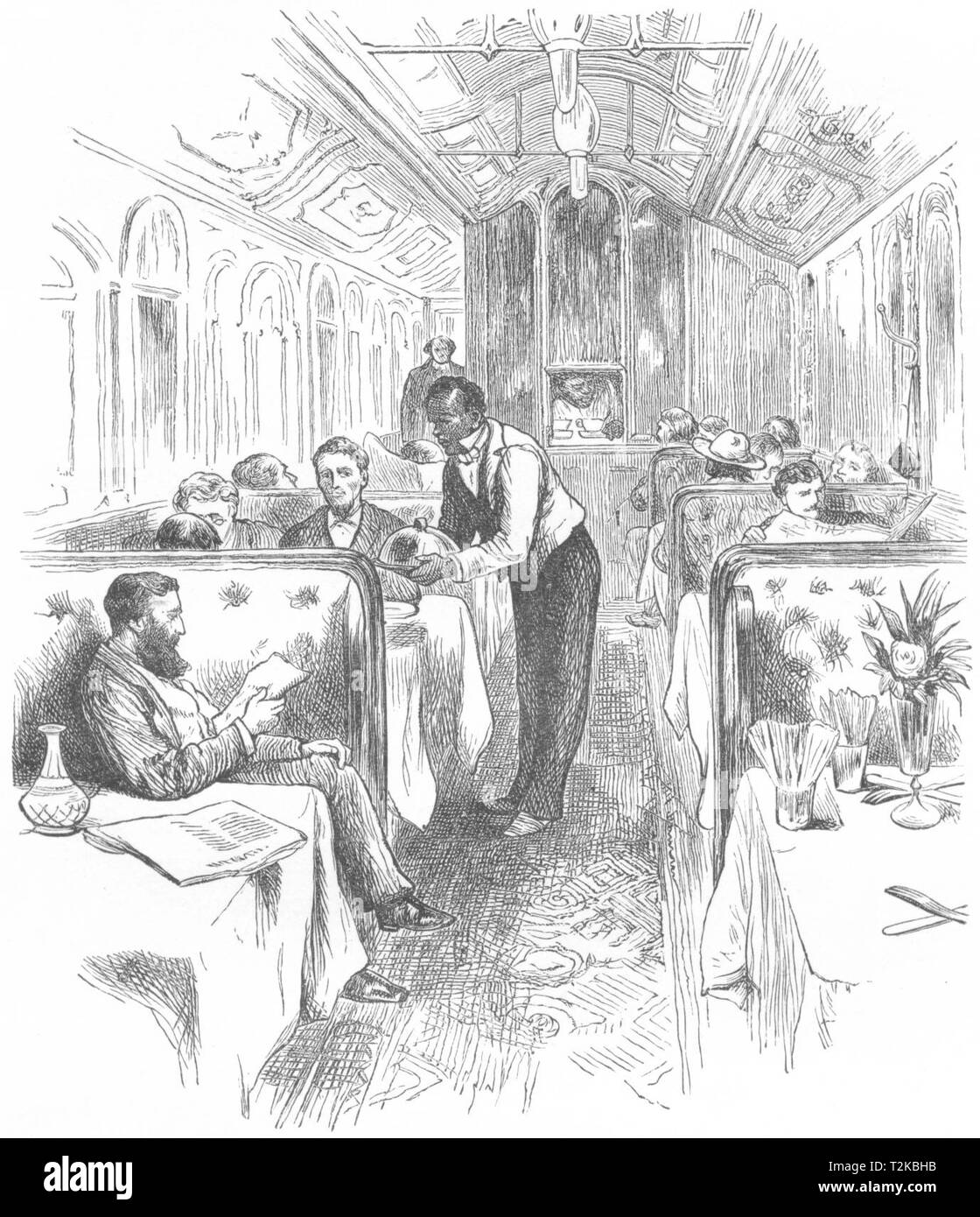 Pullman dining car Cut Out Stock Images & Pictures - Alamy