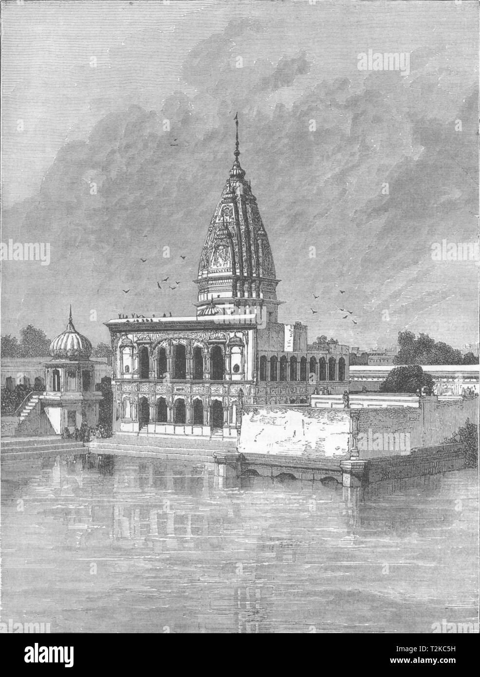 PAKISTAN. Tomb of Runjeet Sing, Lahore c1880 old antique vintage print picture Stock Photo