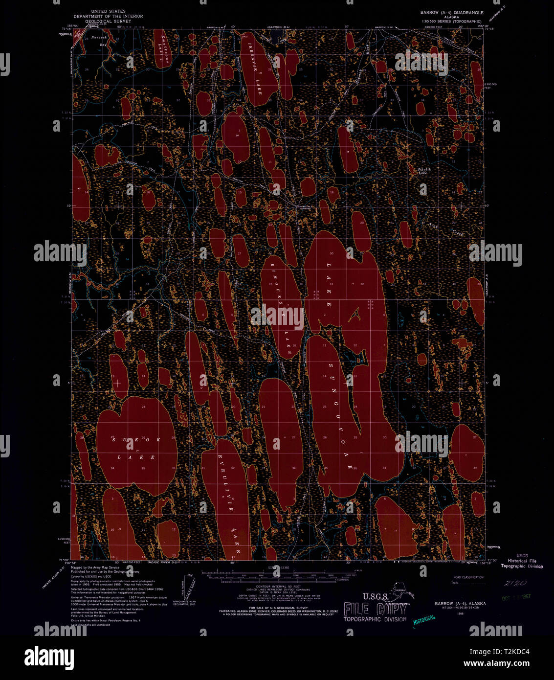 Map of alaska barrow hires stock photography and images Alamy