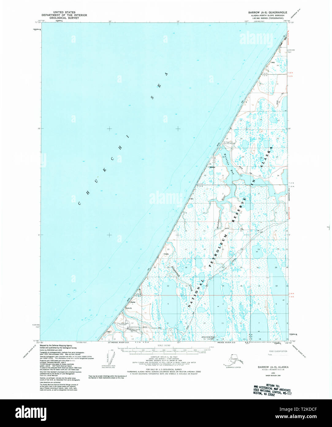 Map of alaska barrow hires stock photography and images Alamy