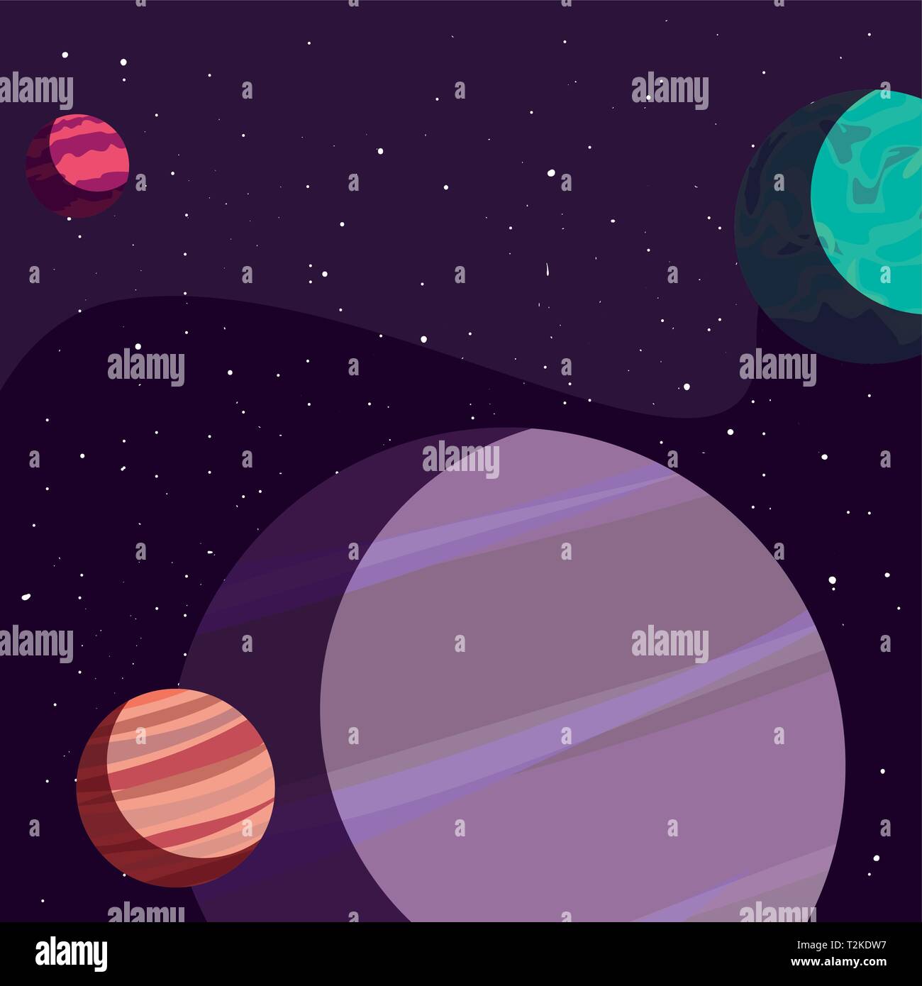 solar system planets astronomy vector illustration design Stock Vector ...