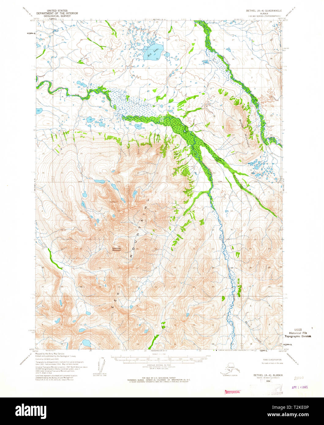 Bethel alaska map Cut Out Stock Images & Pictures Alamy