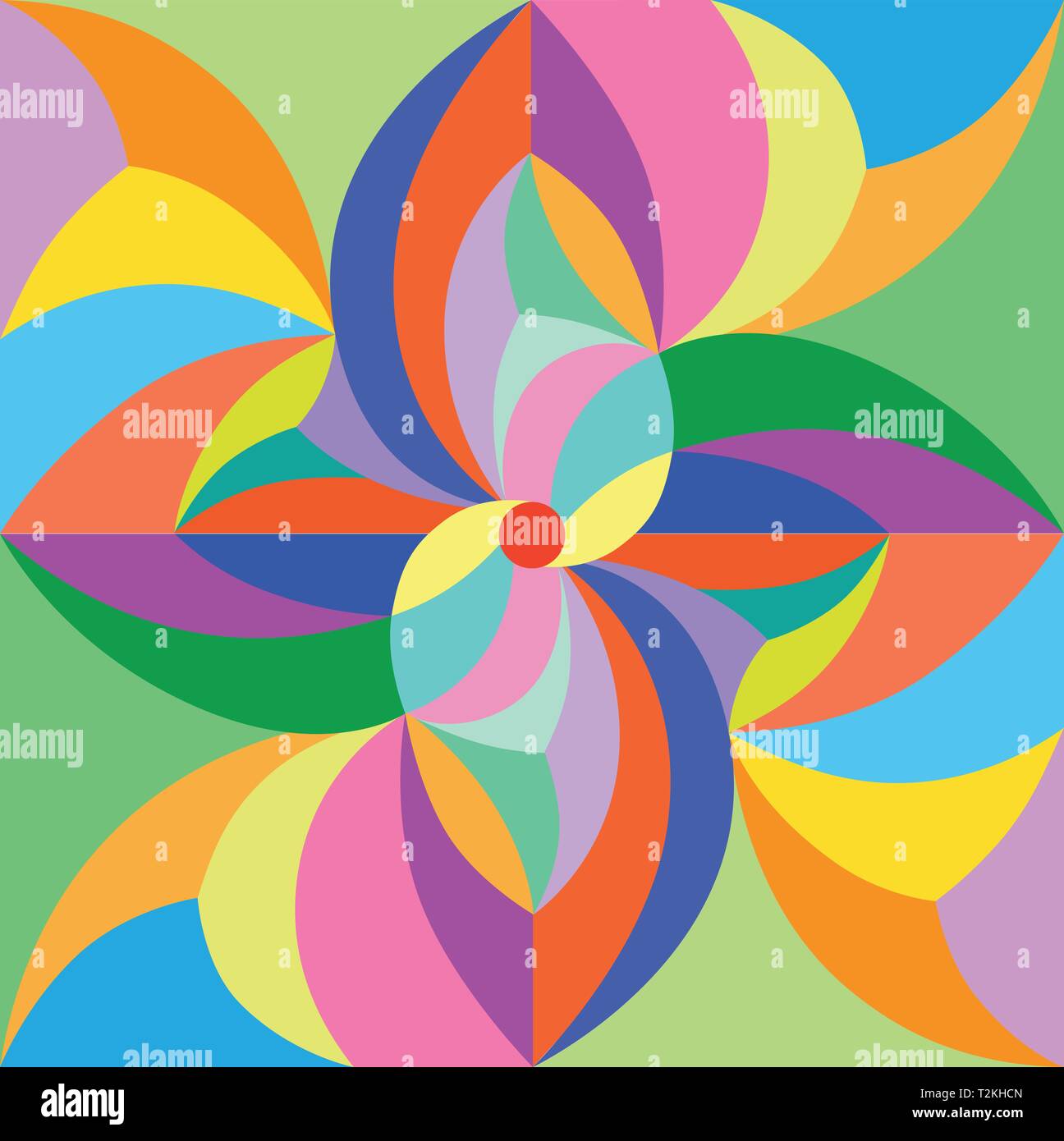 Decorative Ornament Of Geometric Shapes Colorful Geometric Pattern Geometric Colorful Background Artistic Decorative Ornament Stock Vector Image Art Alamy