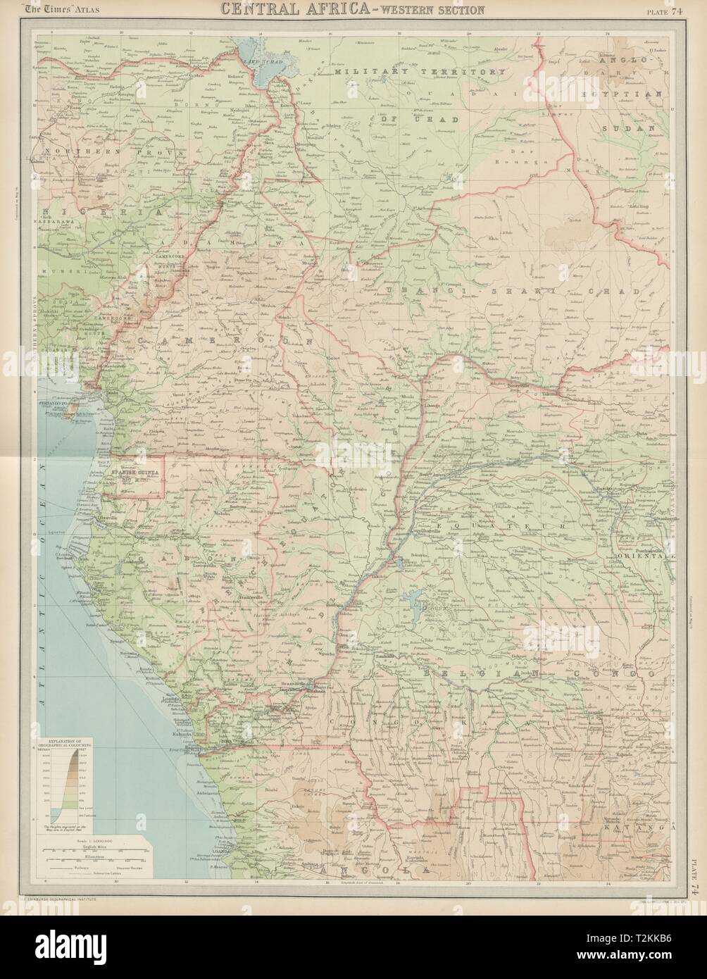 Colonial Central Africa. Belgian Congo. French Equatorial Africa ...