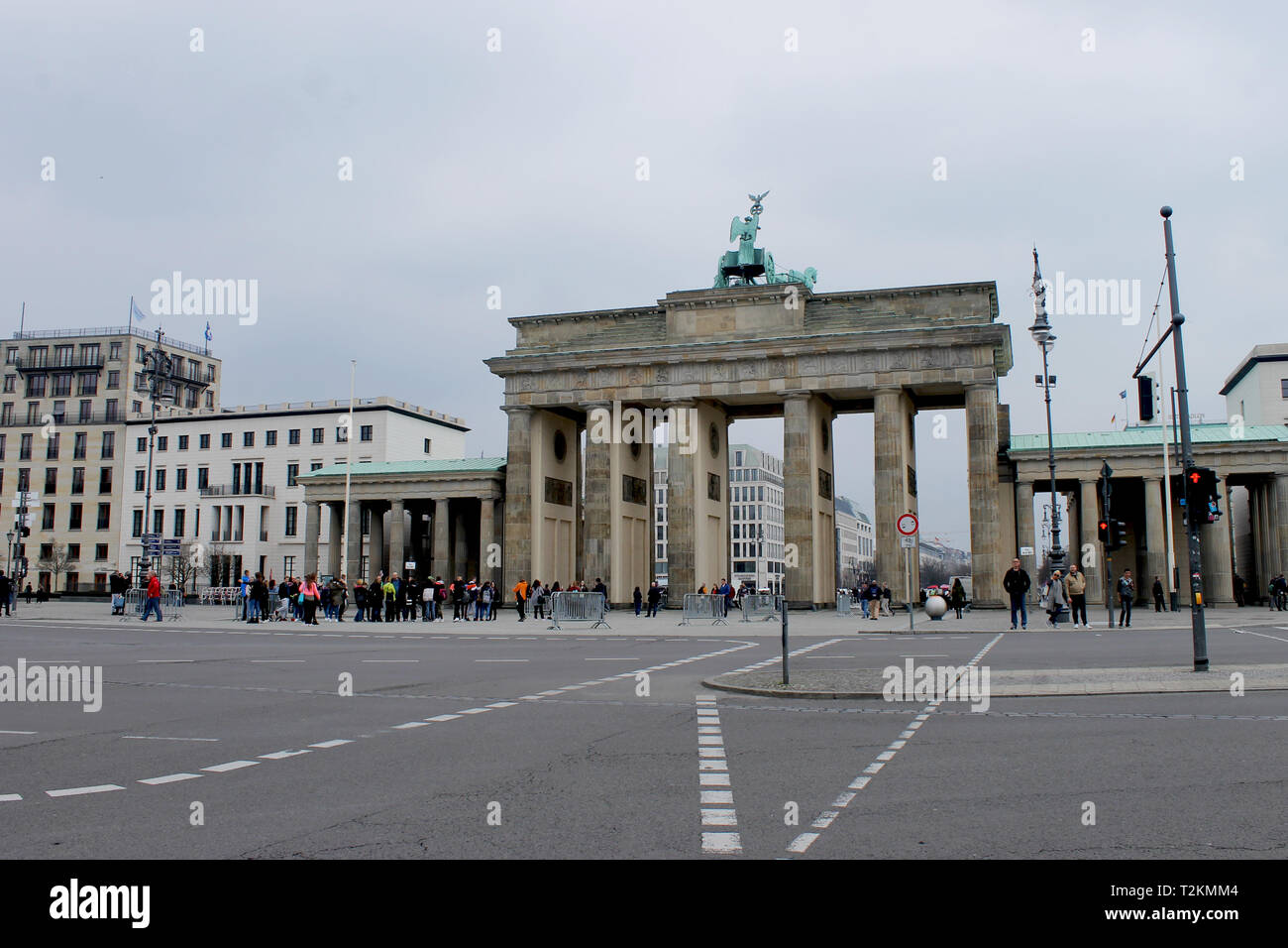 Brandenburg Gate in Berlin, Germany Stock Photo