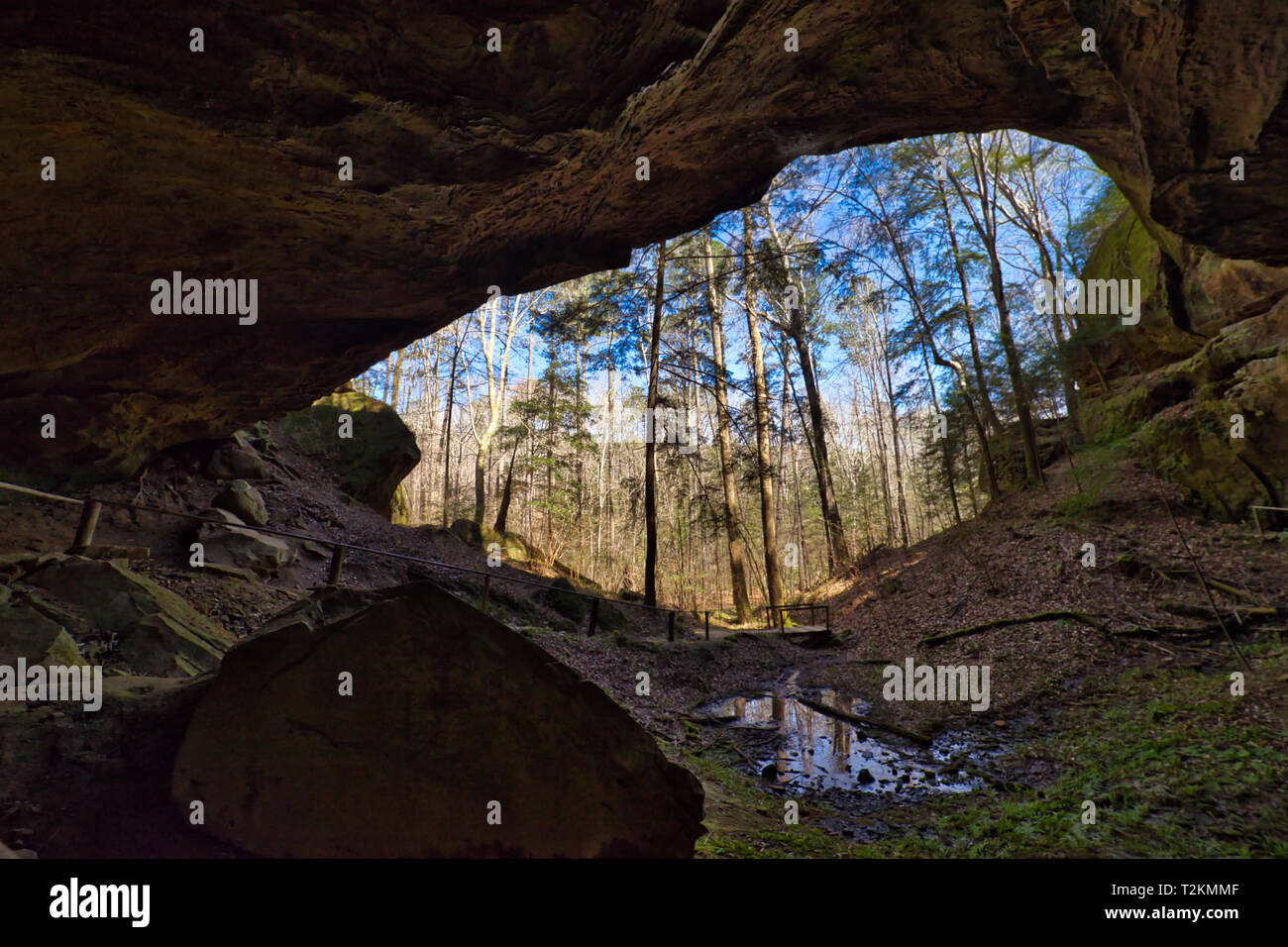 The Natural Bridge in Northern Alabama, is the largest free standing