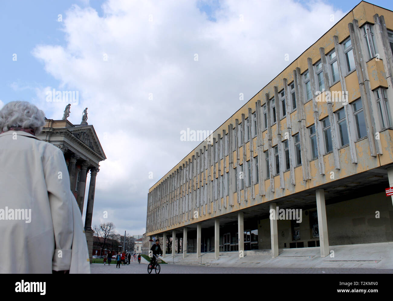 Berlin architecture-building Stock Photo