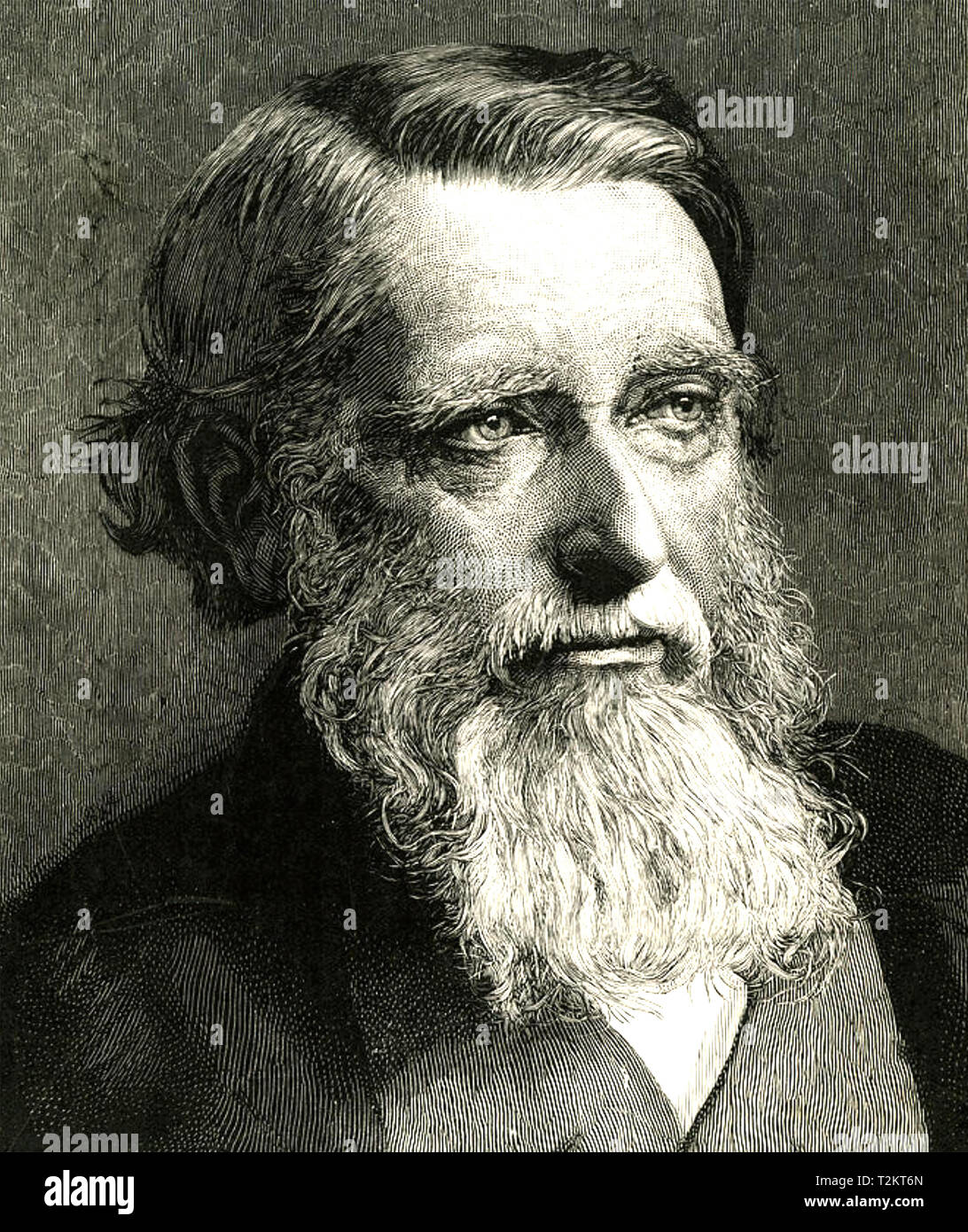 JOHN RUSKIN (1819-1900) Art critic, philanthropist and artist Stock Photo