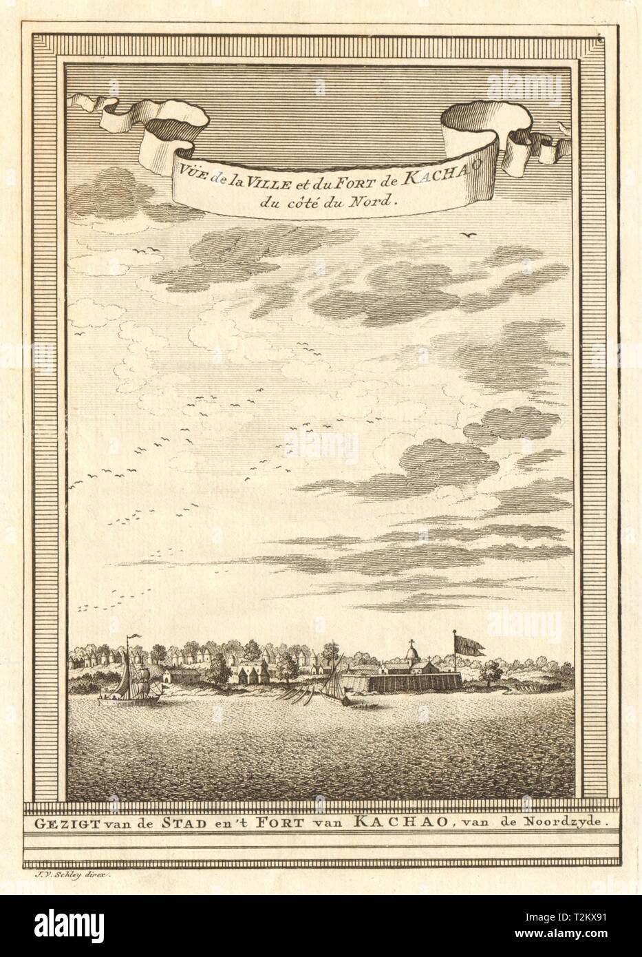 GuineaBissau. Cacheu town & Fortaleza de São José da Amura. SCHLEY