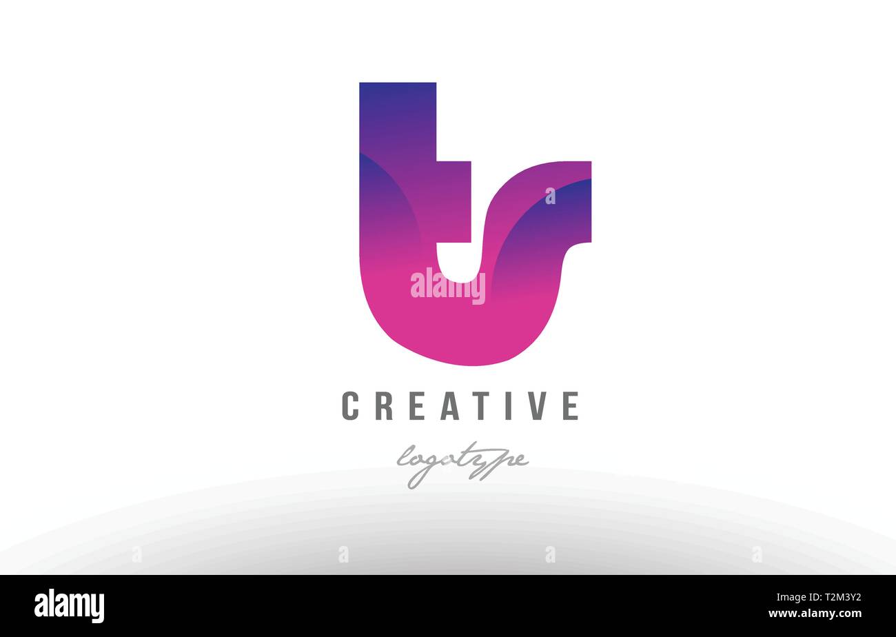 Design of alphabet letter logo combination ts t s with pink gradient ...
