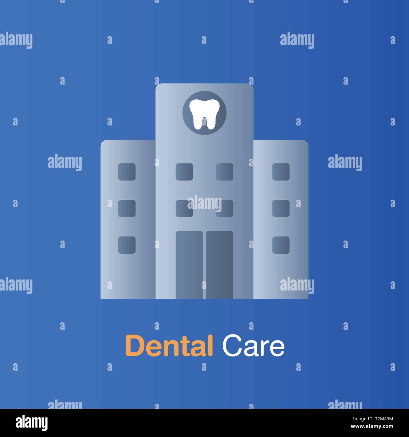 Dental care concept. Dental hospital, prevention, check up and dental