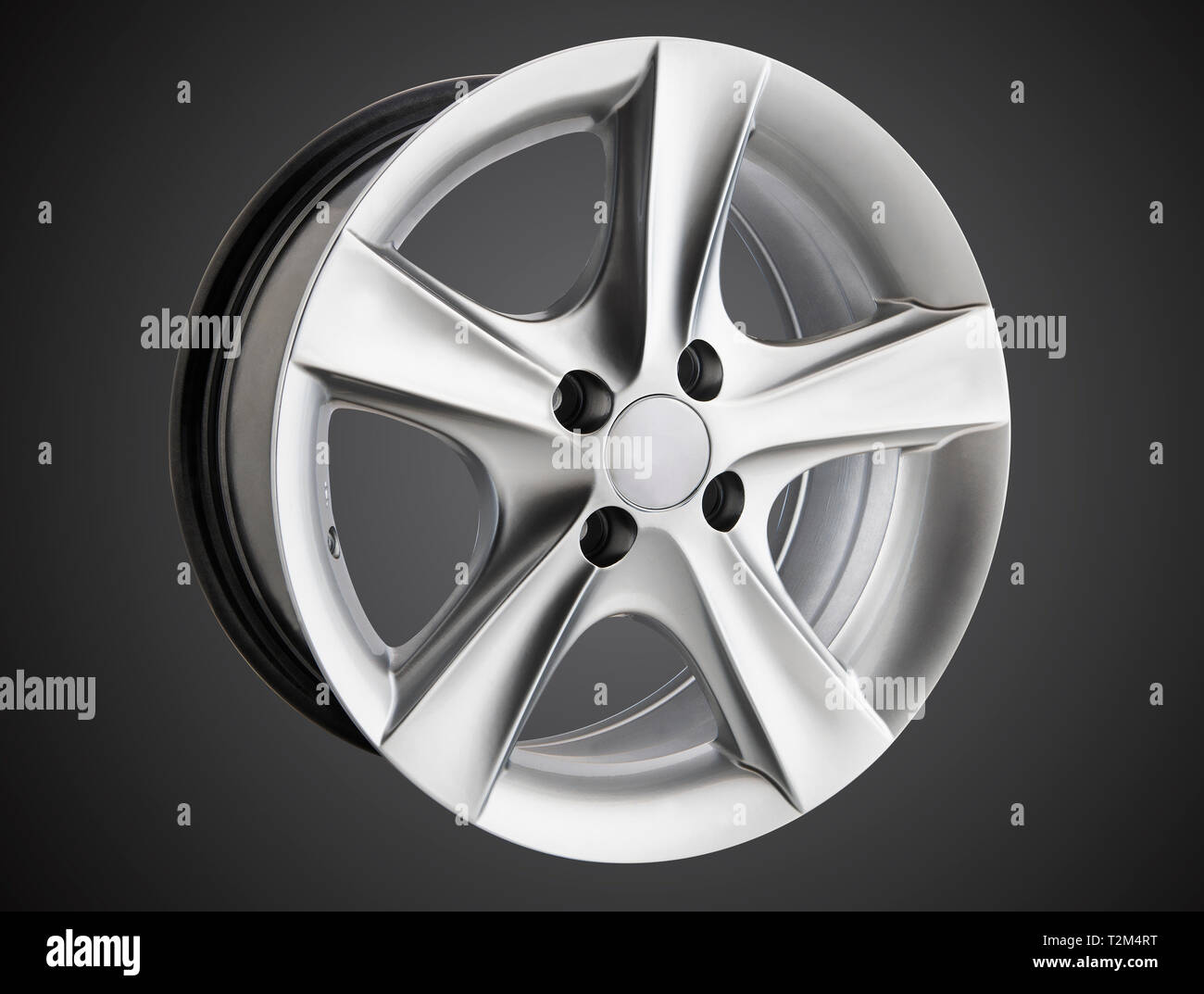 Alloy wheel silver rim hi-res stock photography and images - Alamy