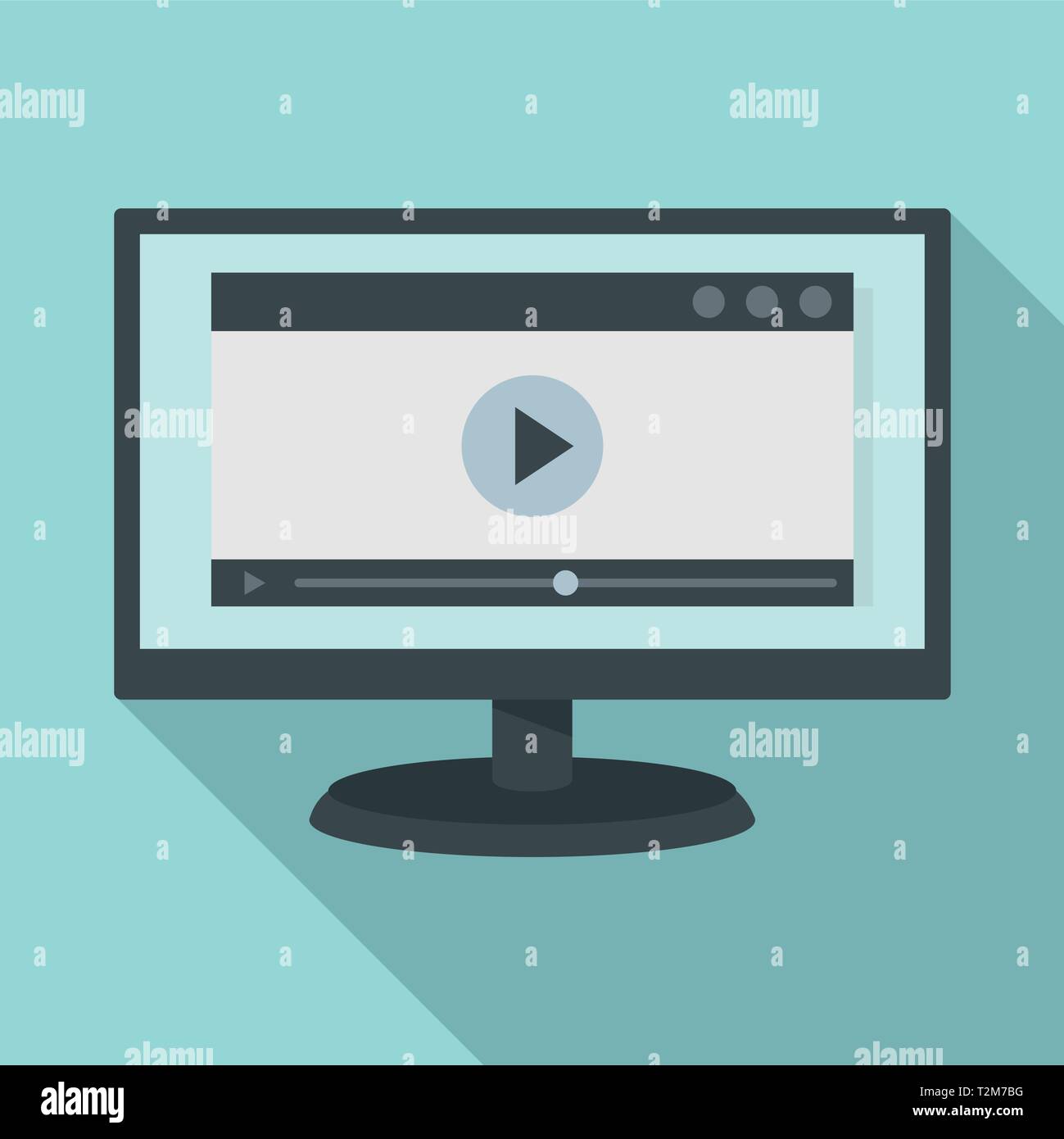 Online learning icon. Flat illustration of online learning vector icon ...