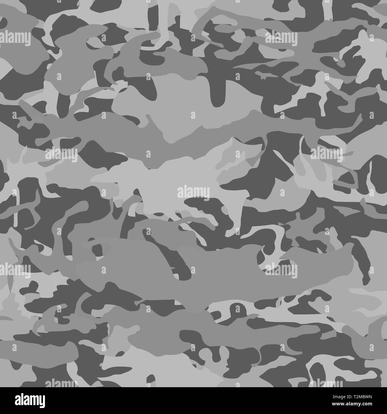 Camouflage seamless vector texture - military camo background. Stock Vector