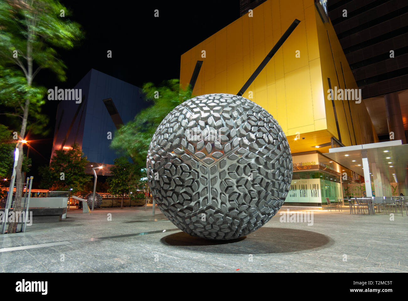 large metal sphere