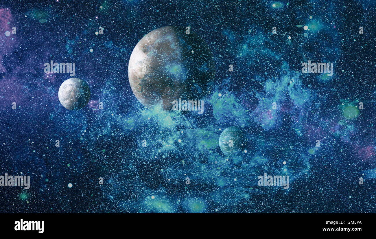 Nebulae many stars in hi-res stock photography and images - Alamy