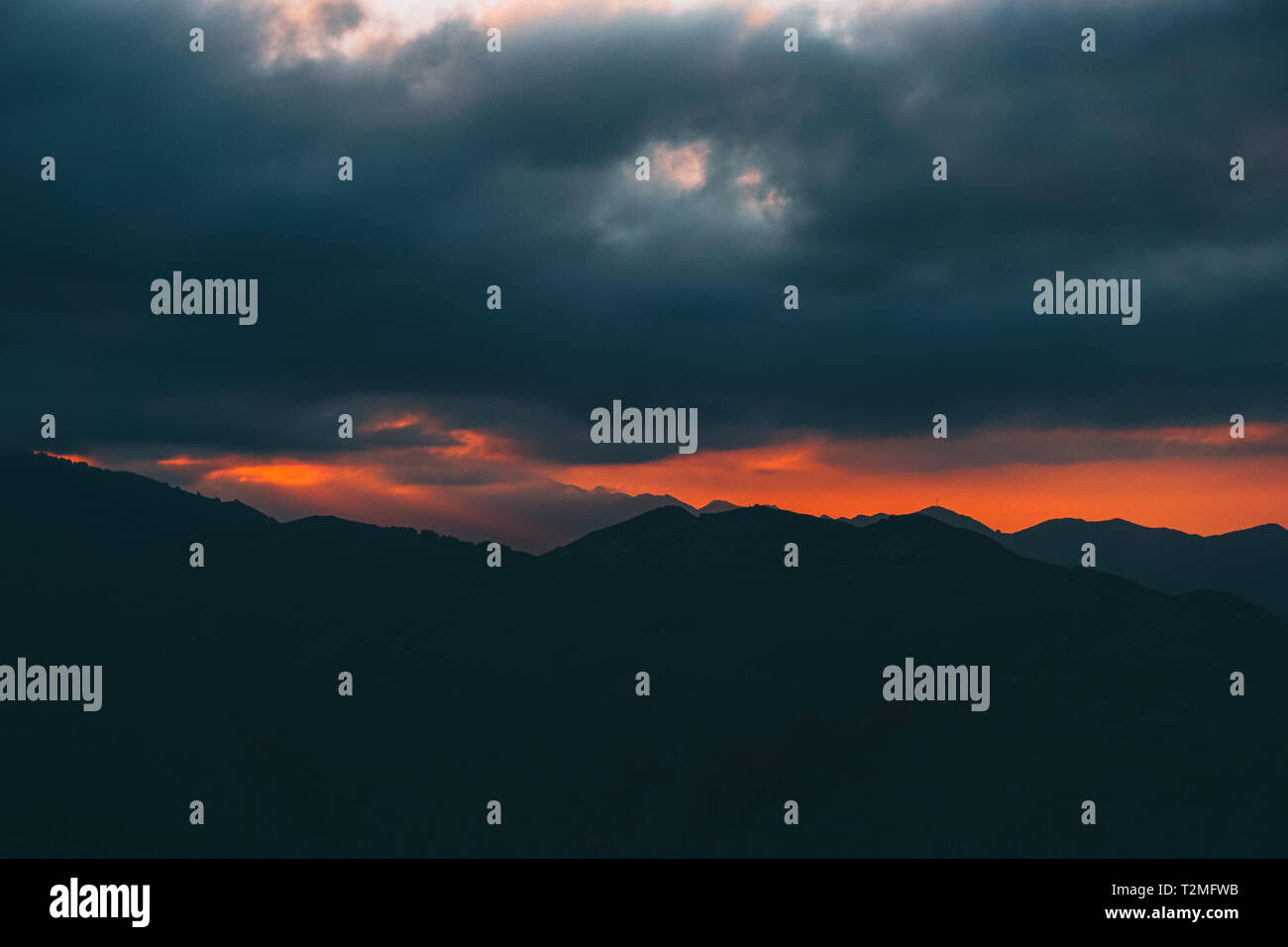 Hiking in dark hi-res stock photography and images - Alamy