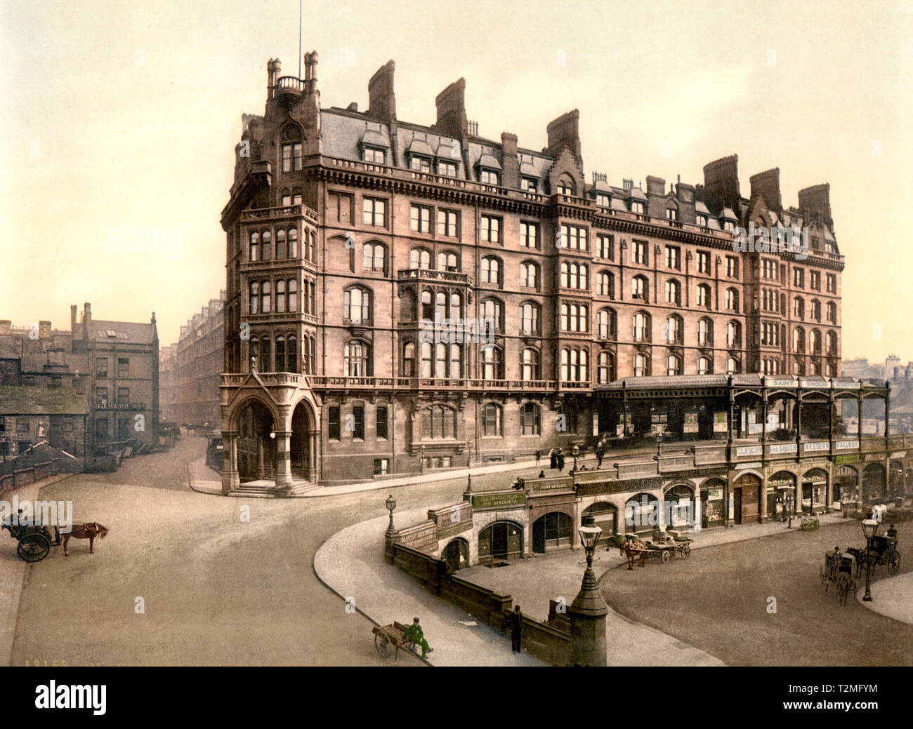 St. Enoch's Station, Glasgow, Scotland, circa 1900 Stock Photo