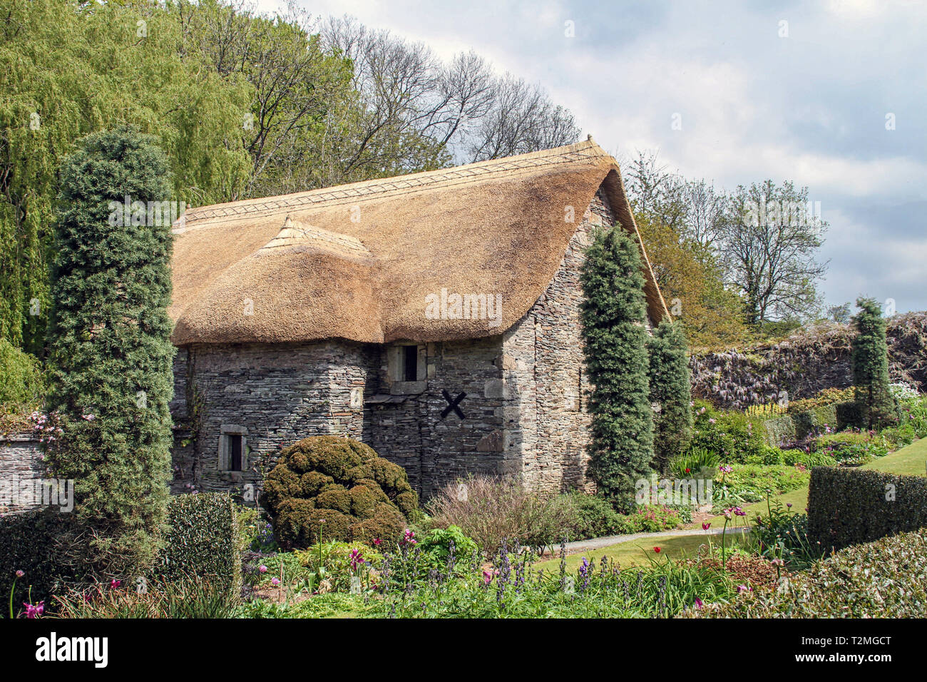 Garden House, Buckland Monachorum, Devon Stock Photo