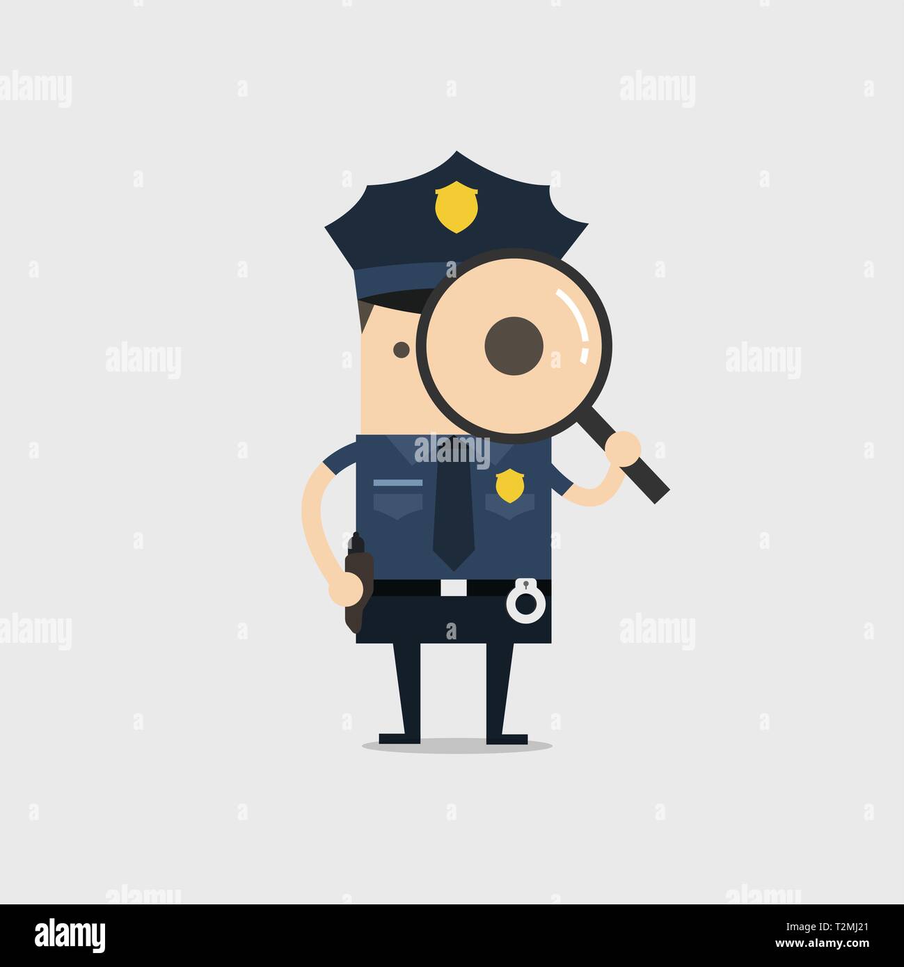 clip art de detective de policía