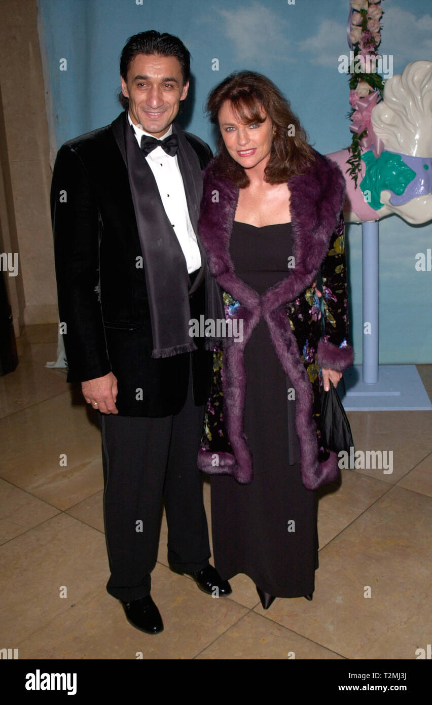 LOS ANGELES, CA. October 28, 2000: Actress Jacqueline Bisset & Boyfriend Emin Boztepe at the Carousel of Hope Ball 2000 at the Beverly Hilton Hotel. © Paul Smith / Featureflash Stock Photo
