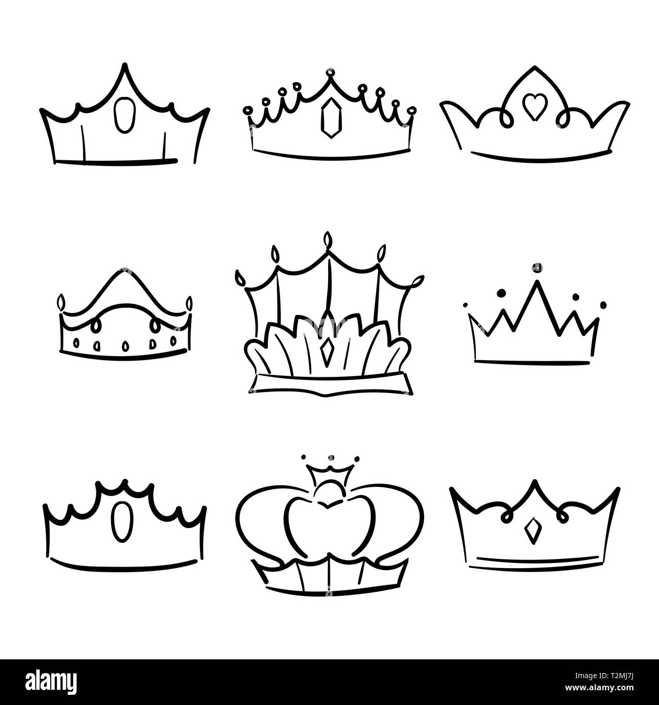 How to Draw a Princess Crown   Easy Step by Step Drawing Guide Tutorial   YouTube