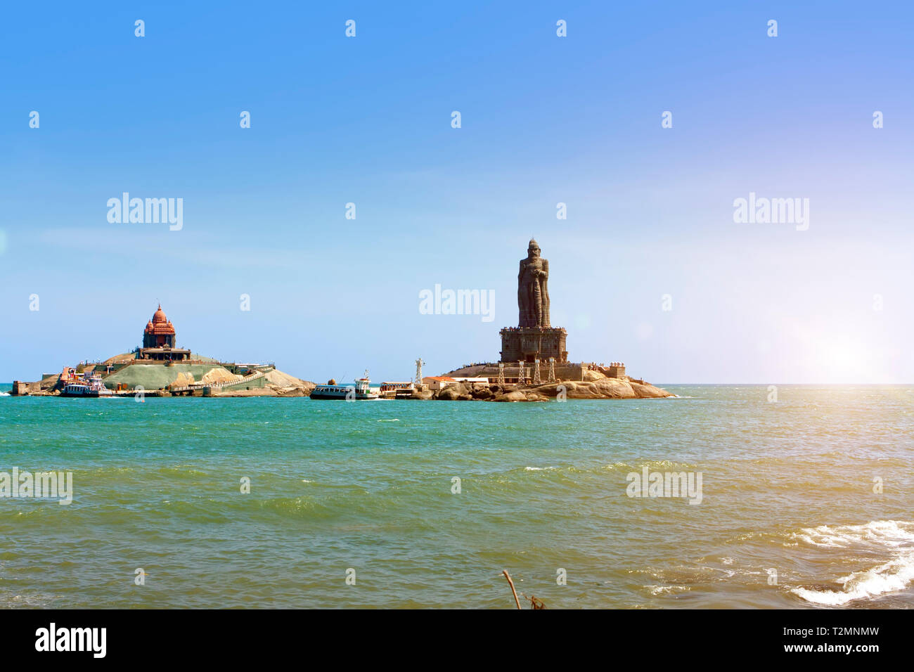Vivekananda Rock Memorial and Thiruvalluvar Statue, Kanyakumari, India