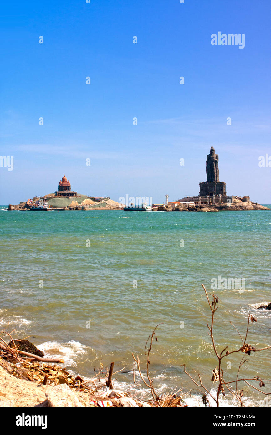Vivekananda Rock Memorial and Thiruvalluvar Statue, Kanyakumari, India