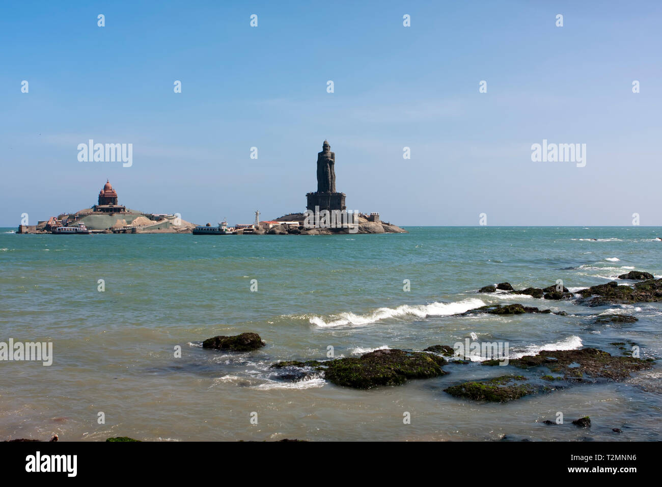 Vivekananda Rock Memorial and Thiruvalluvar Statue, Kanyakumari, India