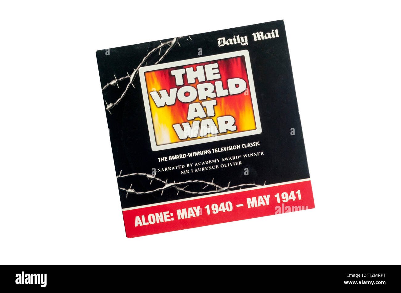 A copy of the 1970s TV series The World at War given free on DVD with the Daily Mail newspaper. Stock Photo
