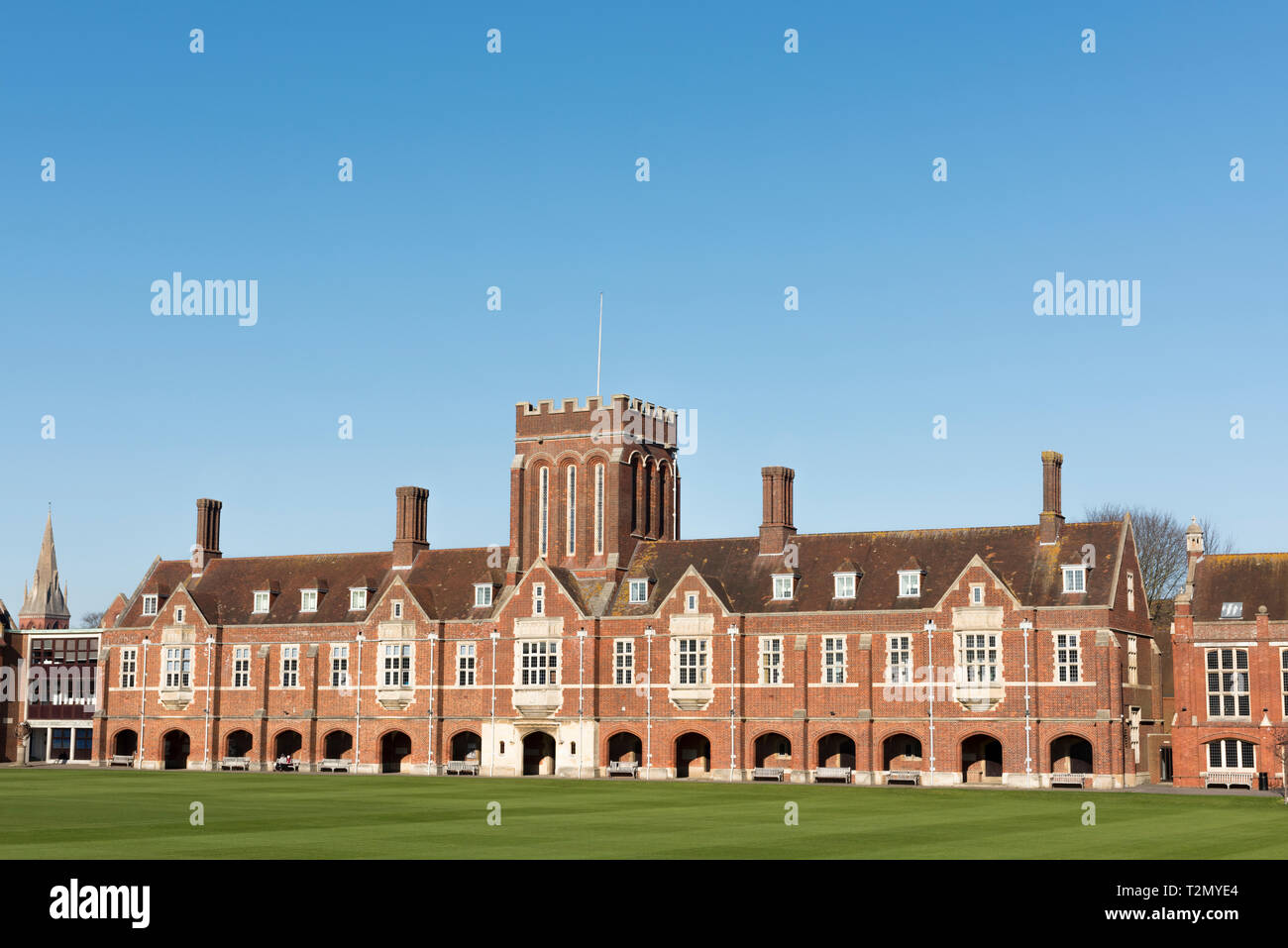 Eastbourne College, a private school in the county of East Sussex in the south of England, UK. Stock Photo