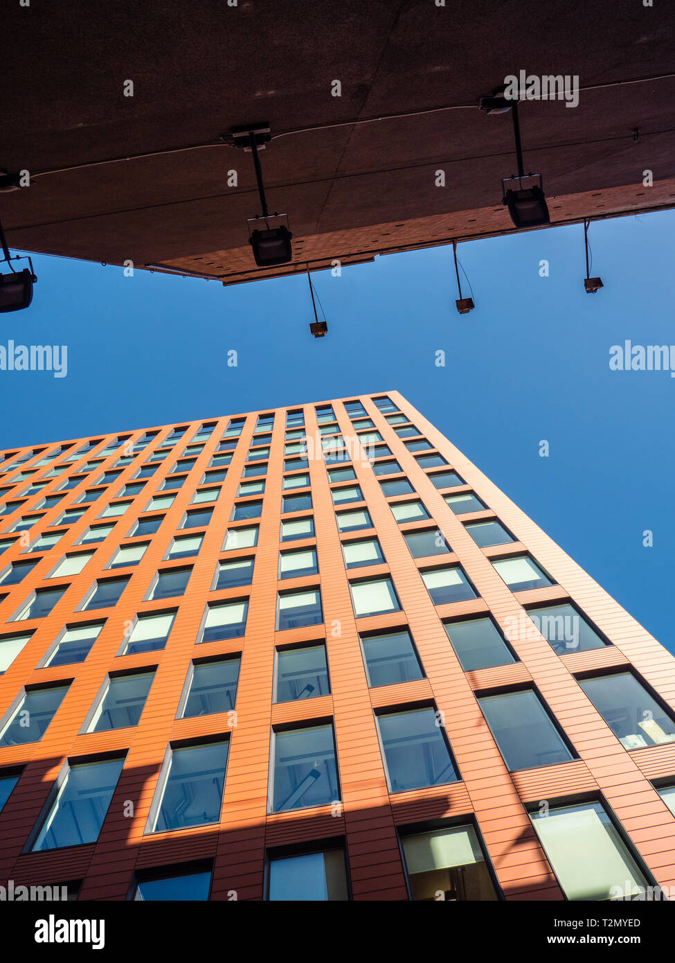 Abstract View, of Thames Tower, Reading Town Centre, Reading, Berkshire, England, UK, GB. Stock Photo