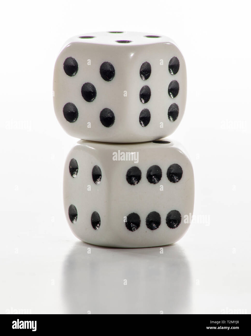 Monopoly board game pieces. Stock Photo
