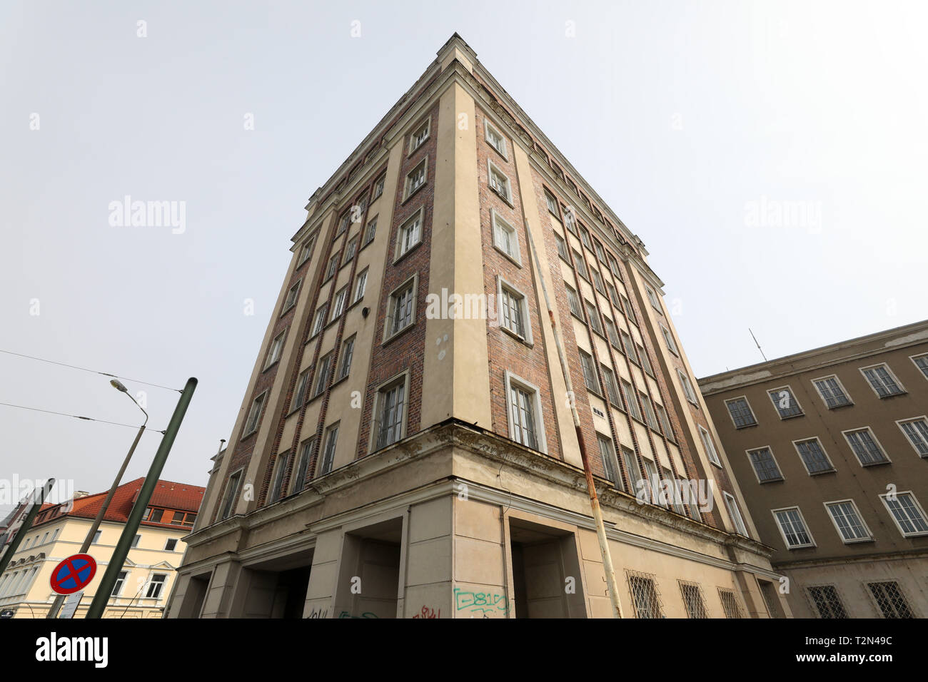 Rostock, Germany. 03rd Apr, 2019. The former police building in