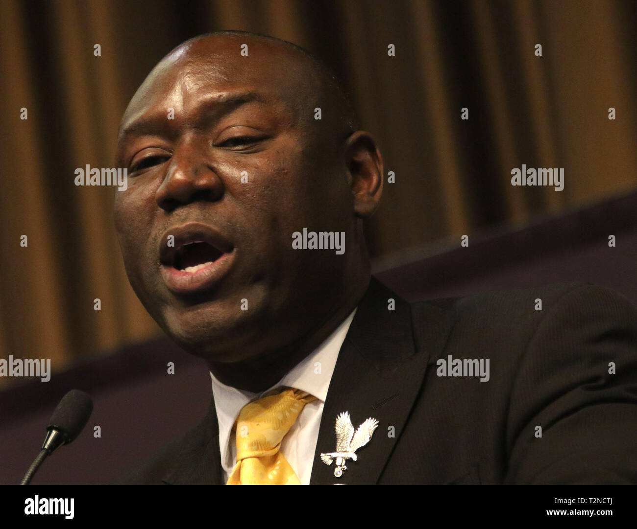 New York City, New York, USA. 3rd Apr, 2019. Attorney BENJAMIN CRUMP ...