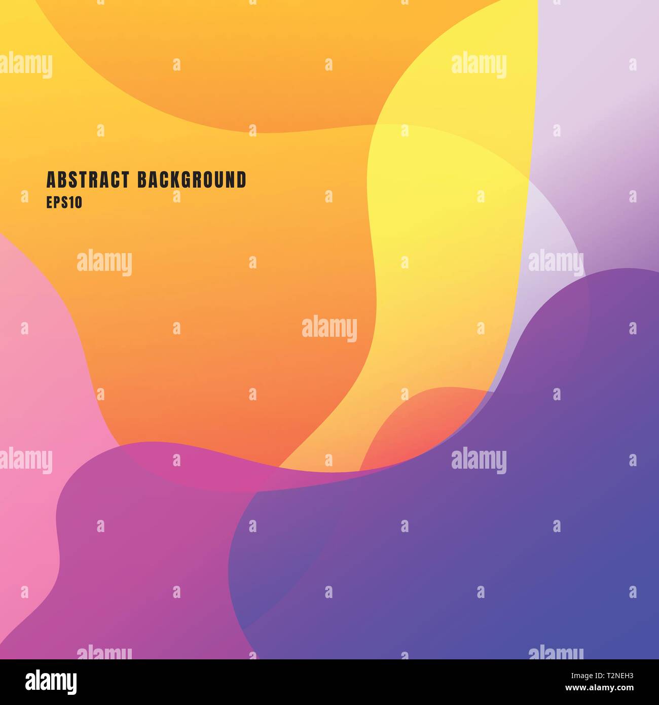 Abstract liquid or fluid creative templates with dynamic waves bright background. Vector illustration Stock Vector