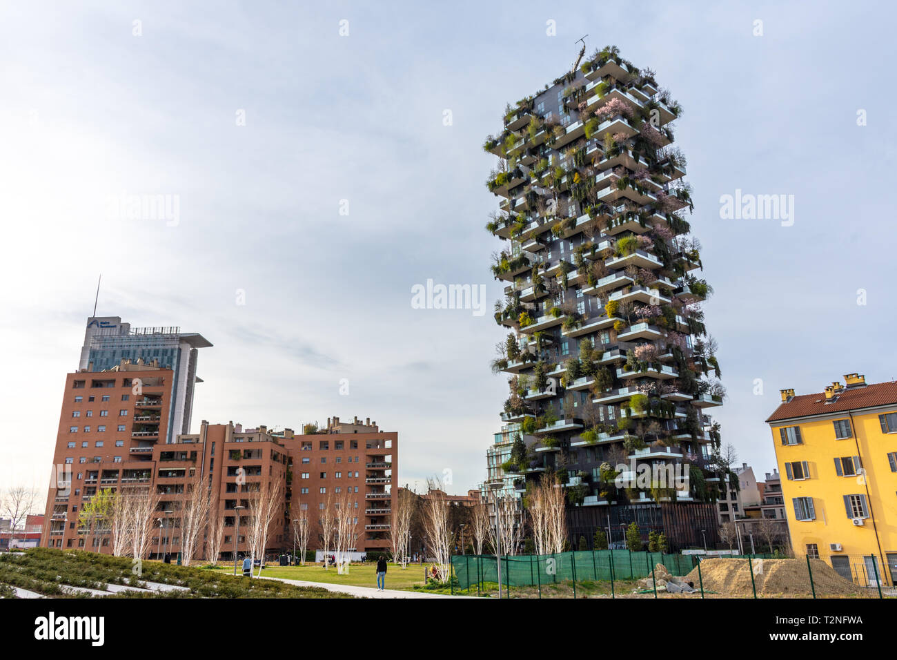 Bosco Verticale, vertical forest apartment buildings in Porta Nuova