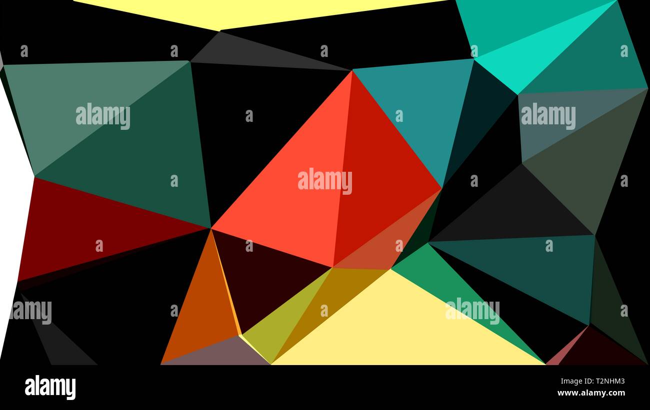 triangle geometric abstract wall art Stock Photo - Alamy